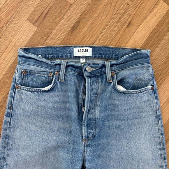 AGOLDE '90s Pinch Waist High Waist Straight Leg Jeans - Picture 6 of 6